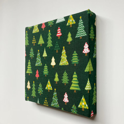 クリスマスツリー ファブリックパネル　#クリスマス　クリスマス柄　壁掛けパネル　壁掛けインテリア　 2枚目の画像