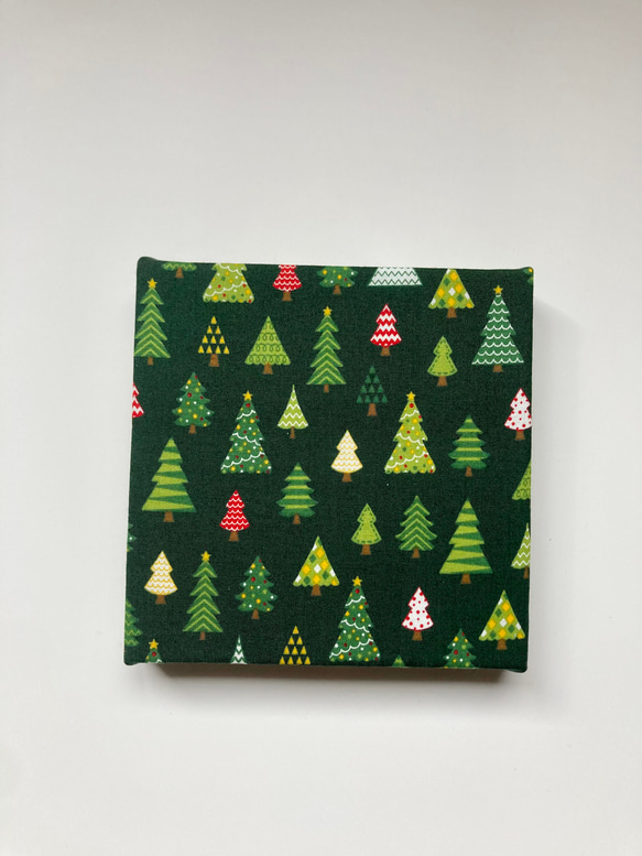 クリスマスツリー ファブリックパネル　#クリスマス　クリスマス柄　壁掛けパネル　壁掛けインテリア　 1枚目の画像