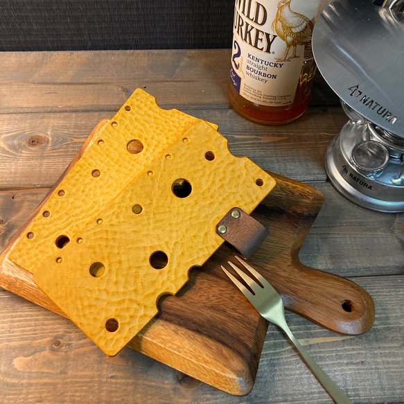 【ナローサイズ】チーズみたいな　ディバイダー　仕切り　システム手帳　6穴 1枚目の画像