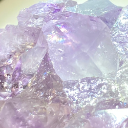 レインボー✨  紫水晶　アメジスト　クラスター　原石　ラフストーン 4枚目の画像