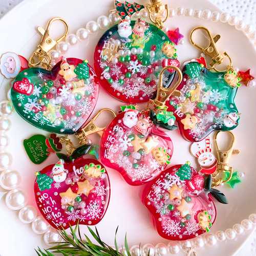 クリスマス ☆ シャカシャカキーホルダー キーホルダー