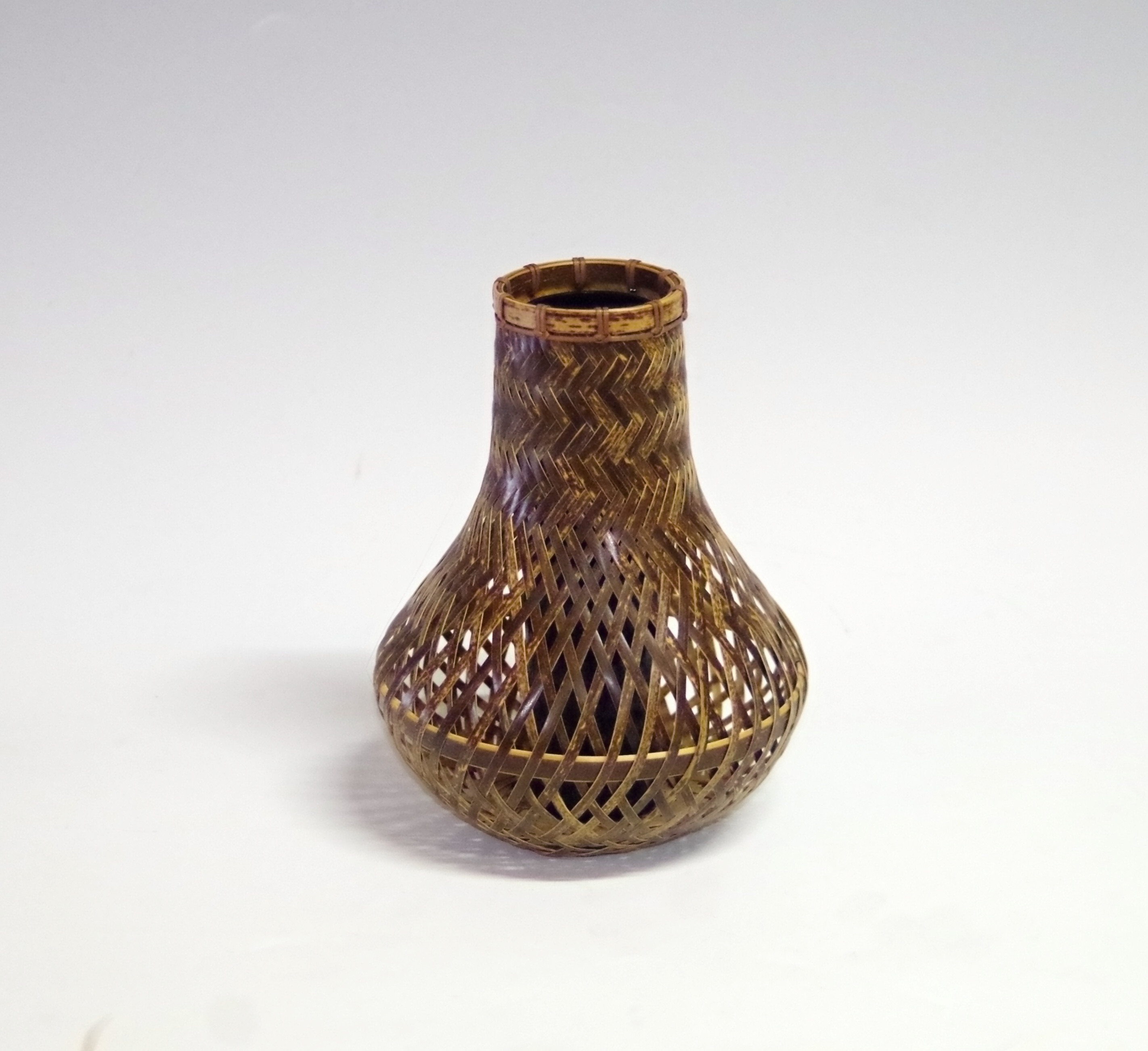 トラ竹鶴首型花篭 一輪挿し・花瓶・花器 takeyasan 通販