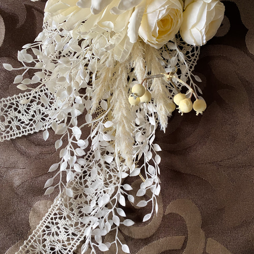 2024 しめ縄飾り ホワイト 2way ②