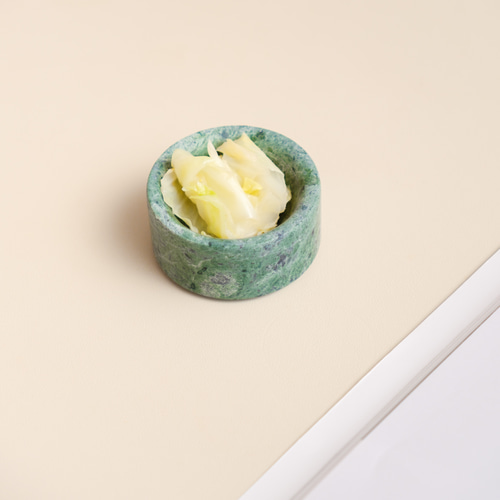 VERDE マーブルソース皿・おかず・小物収納（台湾蛇紋石） 薬味皿・豆