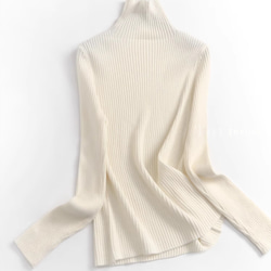 【受注】♡秋冬 ニートセーター.純色長袖Tシャツ やわらかい 心地良さ 多色 通勤通学　 8枚目の画像