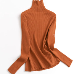 【受注】♡秋冬 ニートセーター.純色長袖Tシャツ やわらかい 心地良さ 多色 通勤通学　 6枚目の画像