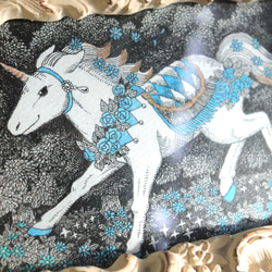 原画【一点物】「駆け出しの子馬」　アンティーク風なペン画のインテリアアート　絵画　モノクロ　リビング　玄関　動物 7枚目の画像
