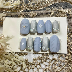 サイズオーダー♡ パステルフラワーシェルネイルチップ イエロー order 