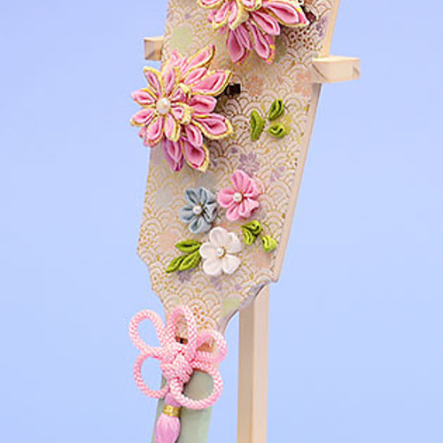 縮緬つまみ髪飾りの羽子板キット 波 キット JUHO-TOUGEI 通販 16956706