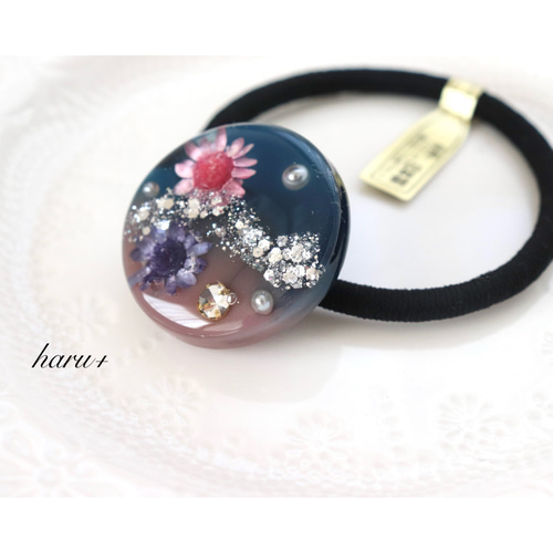 お花のレジンヘアゴム ⋆送料無料⋆ ヘアゴム haru+ 通販