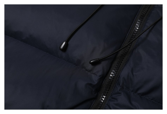 秋冬新品 フード付きショートダウンジャケット メンズ ユニセックス 厚手暖かいカップルコート レディース ヴィンテージ 12枚目の画像