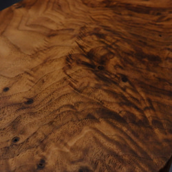 カッティングボード 大きいサイズ ◎樹種 ウォールナット ◎仕上げ 自然塗料　木製 木 一枚板 丸 パン ウォルナット 9枚目の画像
