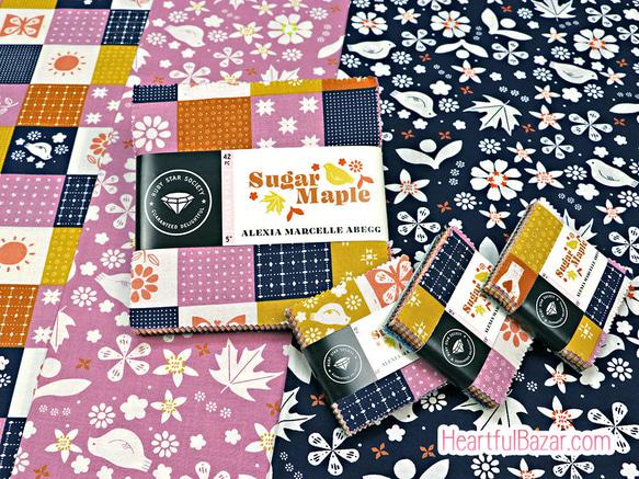 USAコットン RUBY STAR SOCIETY charmpack 42枚セット Sugar Maple 5枚目の画像