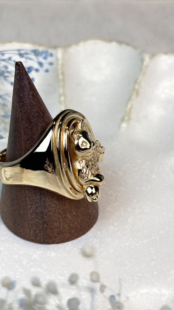女士戒指（女士和戒指18k金），k18，銀925（銀），銀配件，金 第3張的照片