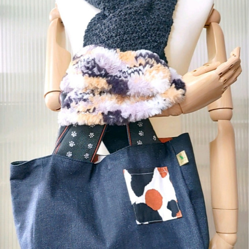 みんみんページ モチーフバッグとミニマフラー みんみん様専用ページ モチーフバッグとミニマフラー