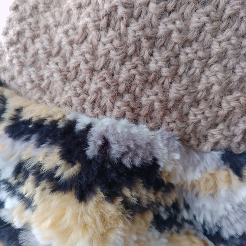 手編みの三毛猫ミニマフラー マフラー はなりん 通販 16957391