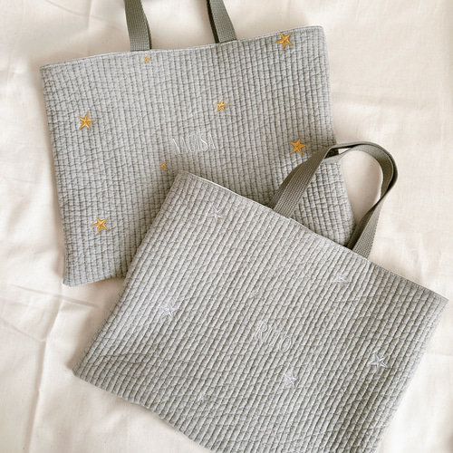 お名前刺繍】ヌビ⭐️レッスンバッグ レッスンバッグ A li'i お名前刺繍】ヌビ⭐️レッスンバッグ レッスンバッグ A li'i