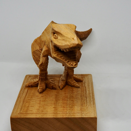 2024干支「辰/T.レックス2」 彫刻 Miyabow 通販 16957753｜Creema