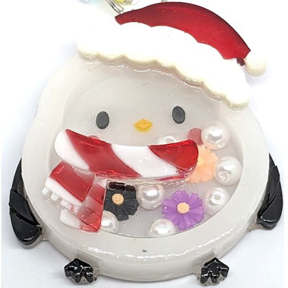 【2024最新作】 ハンドメイド しまえながシェイカーキーホルダー クリスマス チャーム
