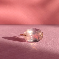 Prana candy gem ✴︎ローズクォーツ✴︎k14gfリング　約11号 5枚目の画像
