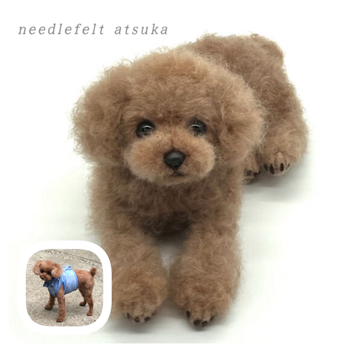 羊毛フェルト＃犬 リアルで可愛い 愛犬さん オーダー制作・わん