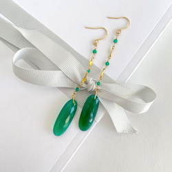 Kaya グリーンバンデッドオニキス リーフカービング 14kgf 他1点 Kaya