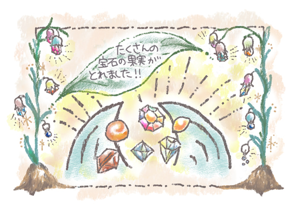 【宝石の果実シリーズ】ウィンザーサファイアの実・シルバーリング　15号〜【No.2】 12枚目の画像