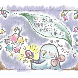 【宝石の果実シリーズ】ウィンザーサファイアの実・シルバーリング　15号〜【No.2】 10枚目の画像
