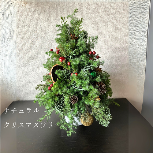 クリスマスツリー アレンジメント フレッシュ ナチュラル 針葉樹 森の