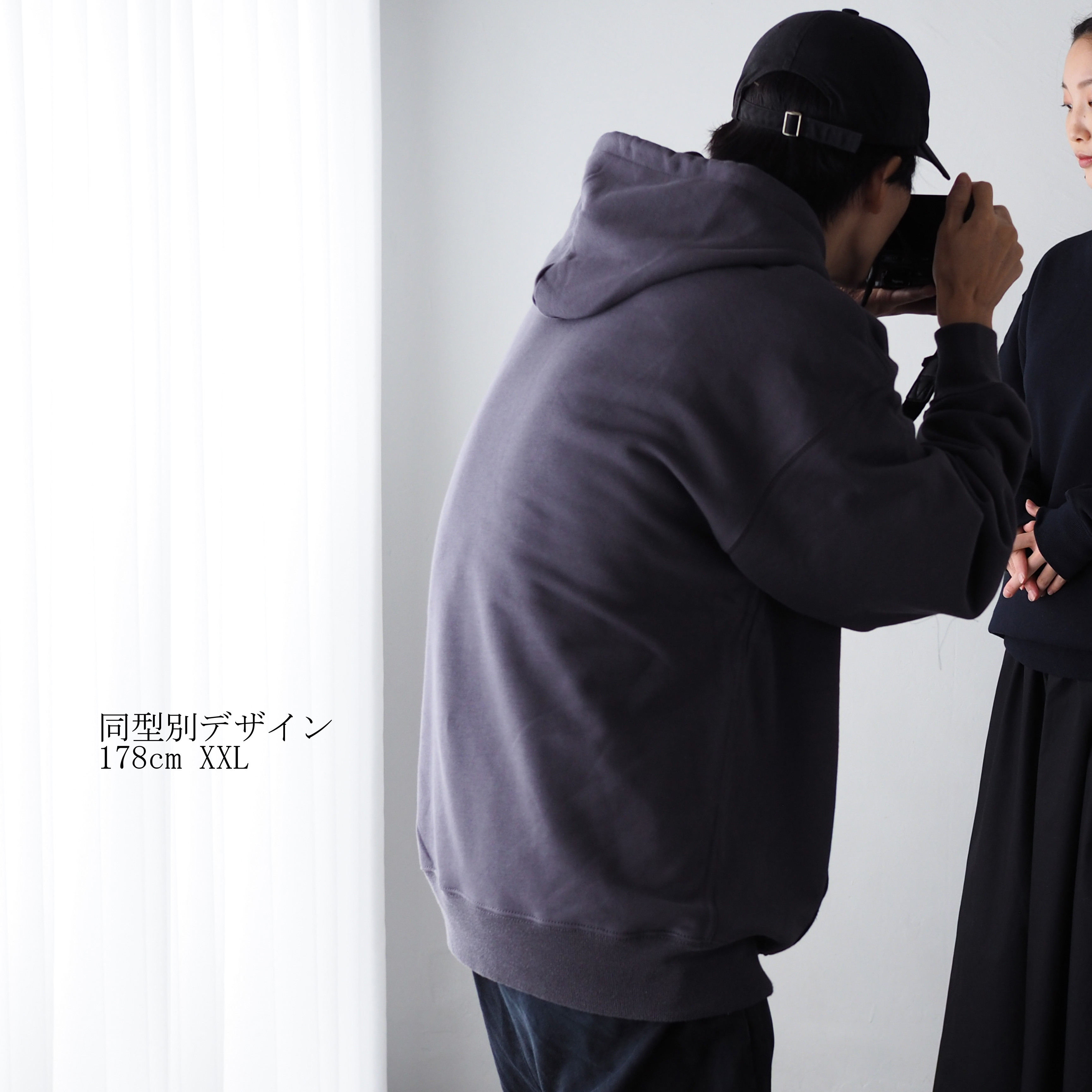 Little Bフーディー アッシュグレー/パーカー