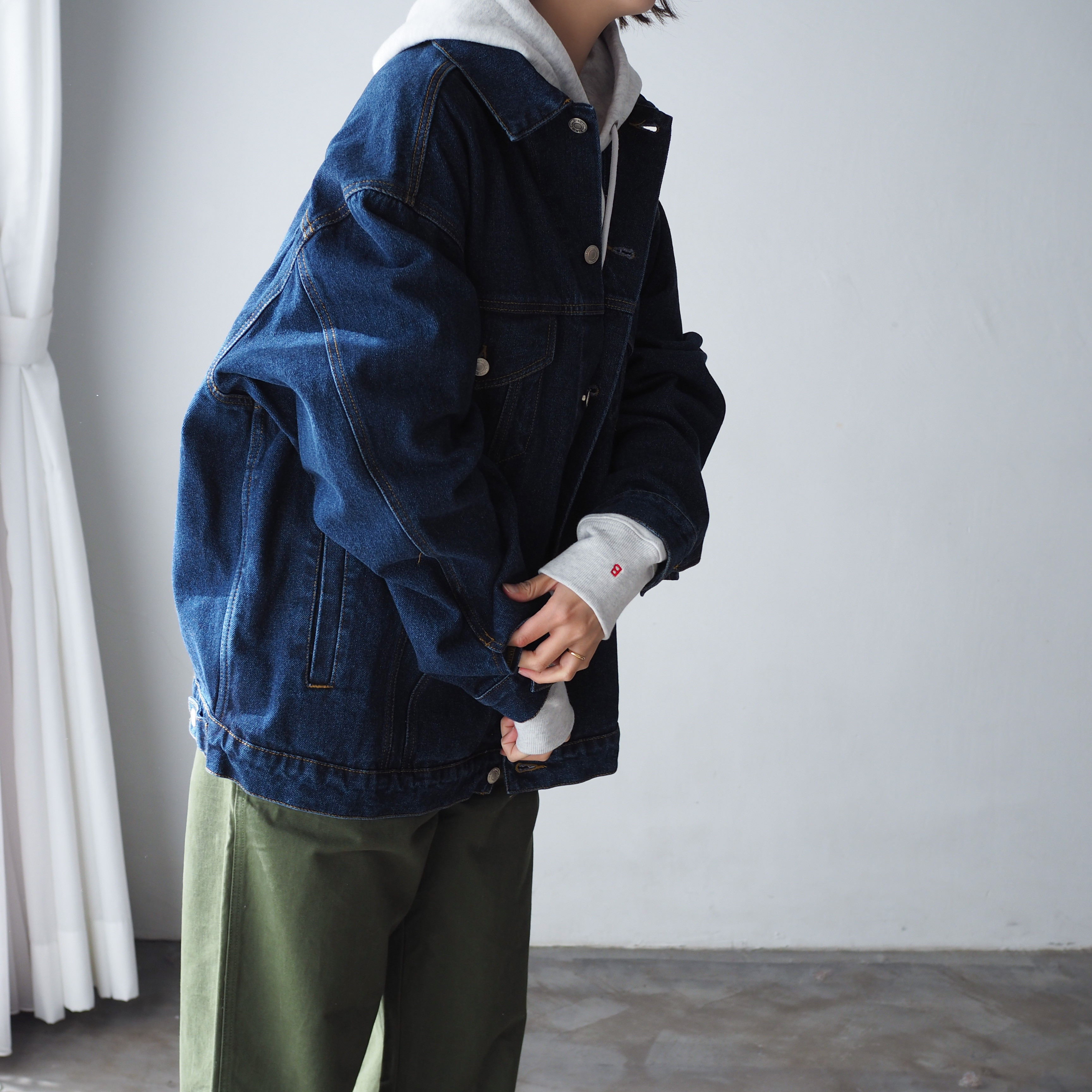 Little Bフーディー アッシュグレー/パーカー