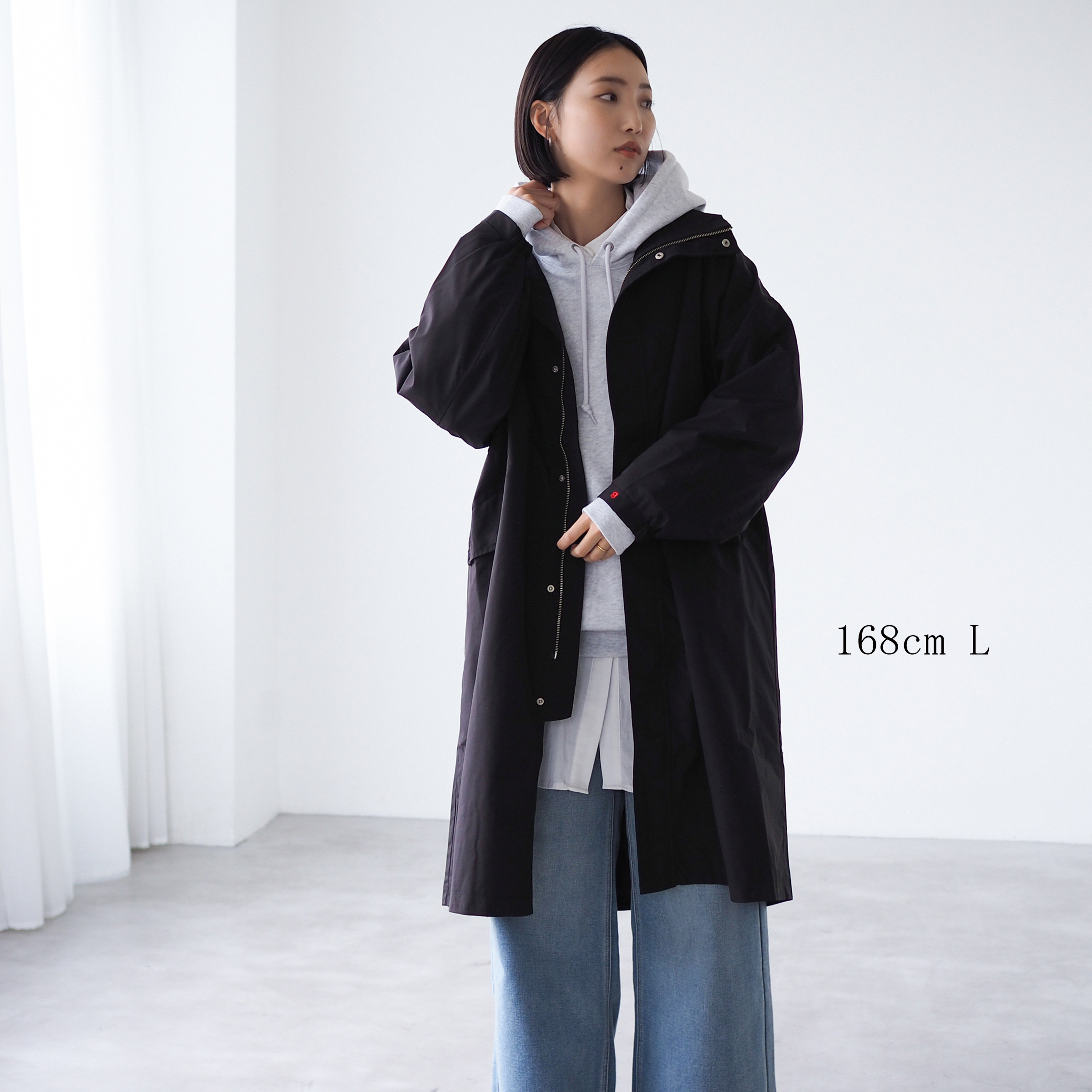 Little Bフーディー アッシュグレー/パーカー