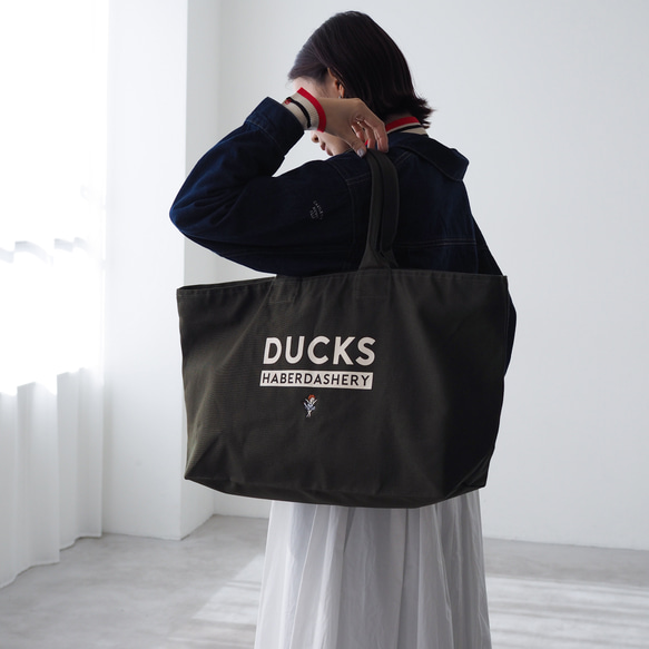 【選べる３色】Ducksトラベルバッグ/ボストンバッグ 9枚目の画像