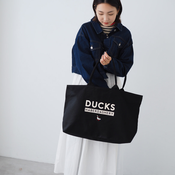 【選べる３色】Ducksトラベルバッグ/ボストンバッグ 1枚目の画像