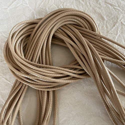 ワックスコード 【太さ2.5mm】5m 紐 ハンドメイドに 糸