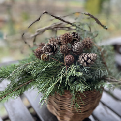 2024 初春 レモンの香り香るレモングラスのしめ縄リース ナチュラル2