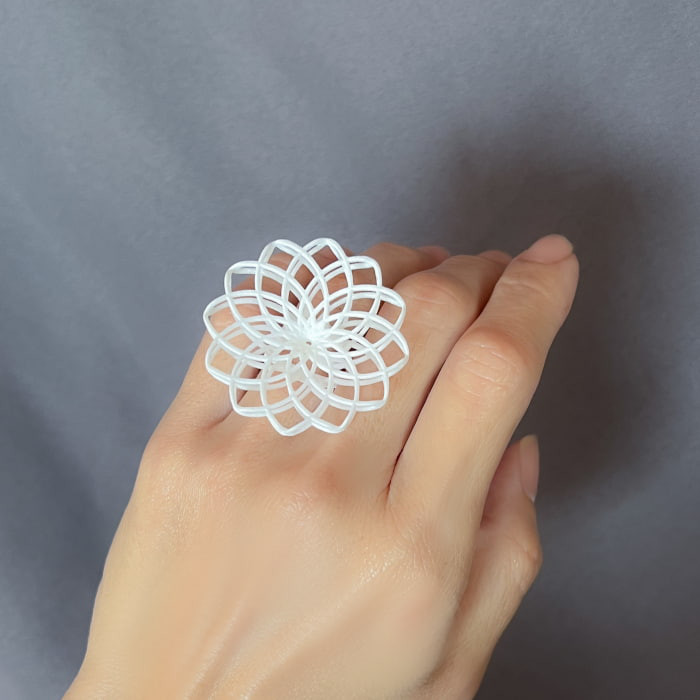 フロレット　リング　ホワイト