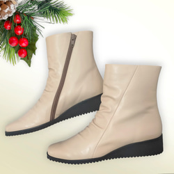 まさに極上仕立て♪合わせやすいベージュカラー♪軽さ170gの感動体験♪品質最優先の日本製♪ 2枚目の画像