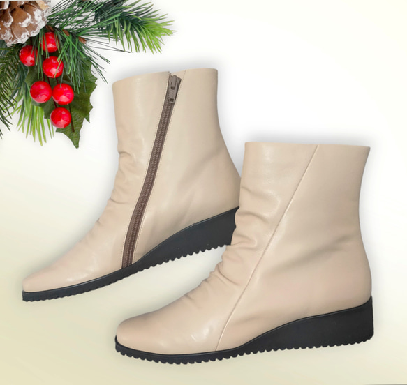 まさに極上仕立て♪合わせやすいベージュカラー♪軽さ170gの感動体験♪品質最優先の日本製♪ 2枚目の画像