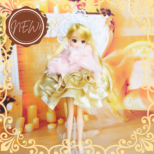 リカちゃん人形　洋服　ハンドメイド 2065 リカちゃん人形 洋服 ハンドメイド 2065 復刻版初代リカちゃんサイズ