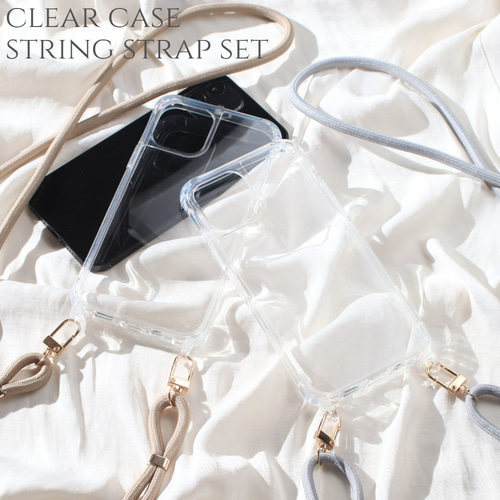 iphone11 ケース クリア ショルダーストラップ iphone11Pro 11ProMAX