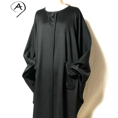 PARISでお仕立て『Manteau sur mesure』カシミヤ100%ケープ用生地(受注