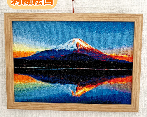 Amazon.co.jp: メキシコ ハチドリ 刺繍 絵画/サイス 縦37cm 横