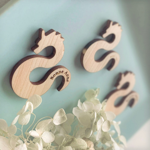 お正月飾り】 しめ縄リース GREEN 437 2024年 新年 辰年 ボタニカル