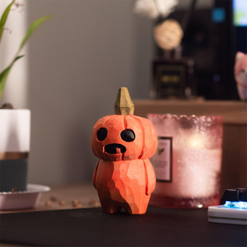 カボチャと柿の置物 6cc1a7ceccbdf5e88afaa3176552a5