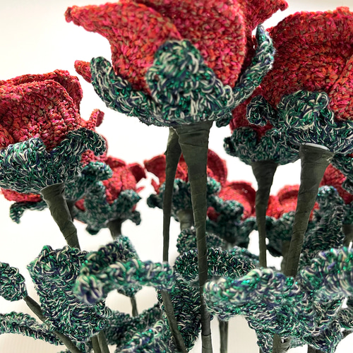 Yilin HN001 バラ 1本売り 薔薇 レットローズ 枯れない花