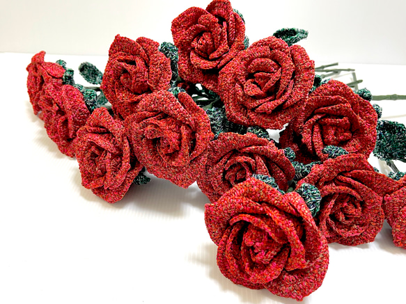 Yilin HN001 バラ 1本売り 薔薇 レットローズ 枯れない花