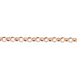 甲丸リング18金ネックレスチェーン　ピンクゴールド【K18PG】レディース　チェーン幅：1.05mm　長さ：40cm 4枚目の画像