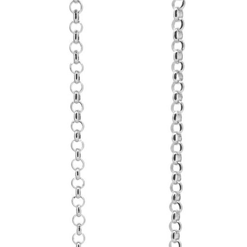 K18WG 甲丸ネックレス 甲丸リング18金ネックレスチェーン ホワイトゴールド【K18WG