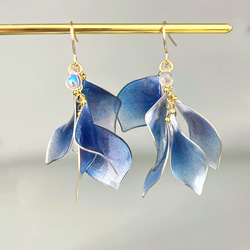 薔薇乃花弁 -夢叶う- ピアス/イヤリング ディップアート